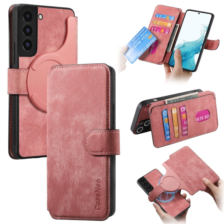 CaseNeo MagSafe RFID Anti-theft Retro Leather Phone Case, For Galaxy S20 FE, For Galaxy S22 Ultra 5G, For Galaxy S22+ 5G, For Galaxy S22 5G, For Galaxy S21 FE 5G, For Galaxy S21 5G, For Galaxy S21+ 5G