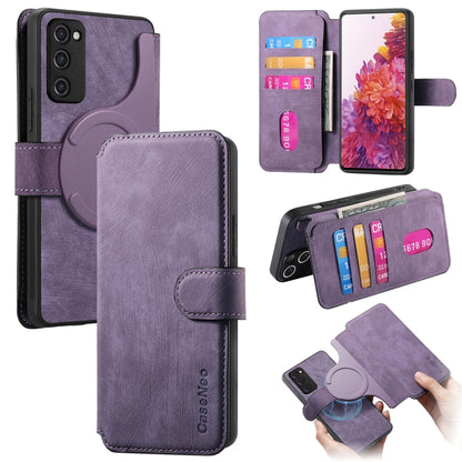 CaseNeo MagSafe RFID Anti-theft Retro Leather Phone Case, For Galaxy S23 5G, For Galaxy S20 FE, For Galaxy S22 Ultra 5G, For Galaxy S22+ 5G, For Galaxy S22 5G, For Galaxy S21 FE 5G, For Galaxy S21 5G, For Galaxy S21+ 5G