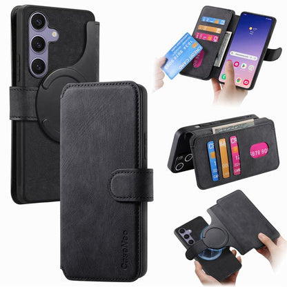 CaseNeo MagSafe RFID Anti-theft Retro Leather Phone Case, For Galaxy S26 FE 5G, For Galaxy S26+ 5G, For Galaxy S26 Ultra 5G, For Galaxy S26 5G, For Galaxy S25 FE 5G, For Galaxy S25 Edge 5G, For Galaxy S25 5G, For Galaxy S25+ 5G, For Galaxy S25 Ultra 5G...
