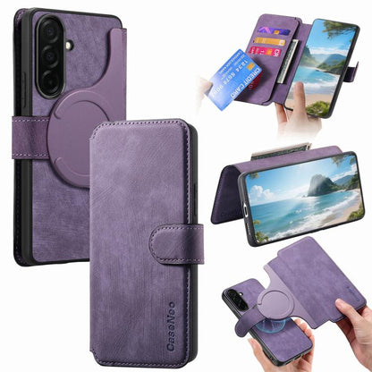 CaseNeo MagSafe RFID Anti-theft Retro Leather Phone Case, For Galaxy S26+ 5G, For Galaxy S26 Ultra 5G, For Galaxy S26 5G, For Galaxy S25 FE 5G, For Galaxy S25 Edge 5G, For Galaxy S25 5G, For Galaxy S25+ 5G, For Galaxy S25 Ultra 5G, For Galaxy S24 FE 5G...
