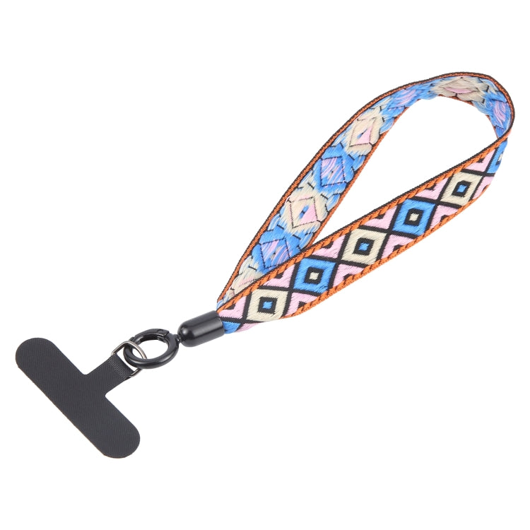Retro Ethnic Style Mobile Phone Anti-lost Wrist Strap Lanyard Short Lanyard