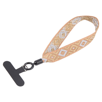Retro Ethnic Style Mobile Phone Anti-lost Wrist Strap Lanyard Short Lanyard