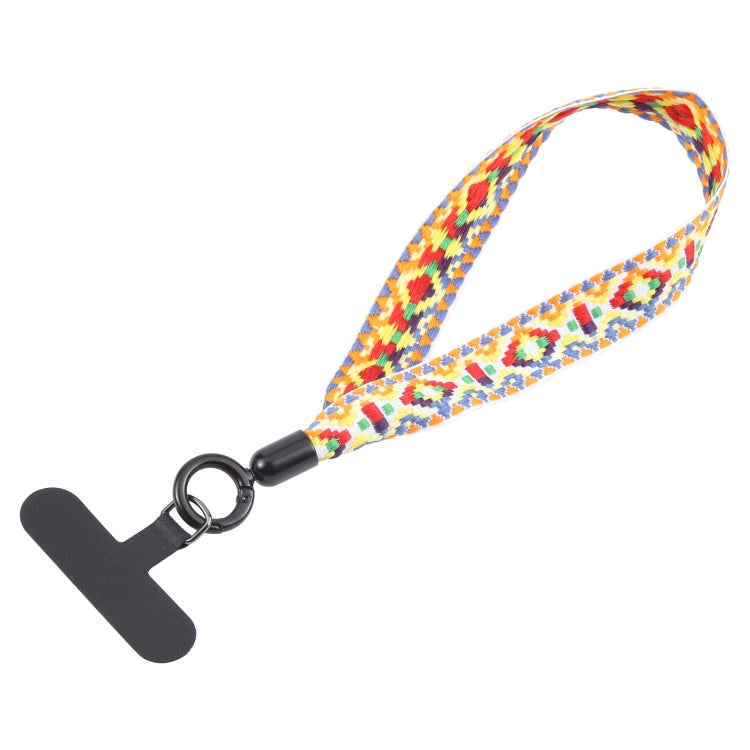 Retro Ethnic Style Mobile Phone Anti-lost Wrist Strap Lanyard Short Lanyard