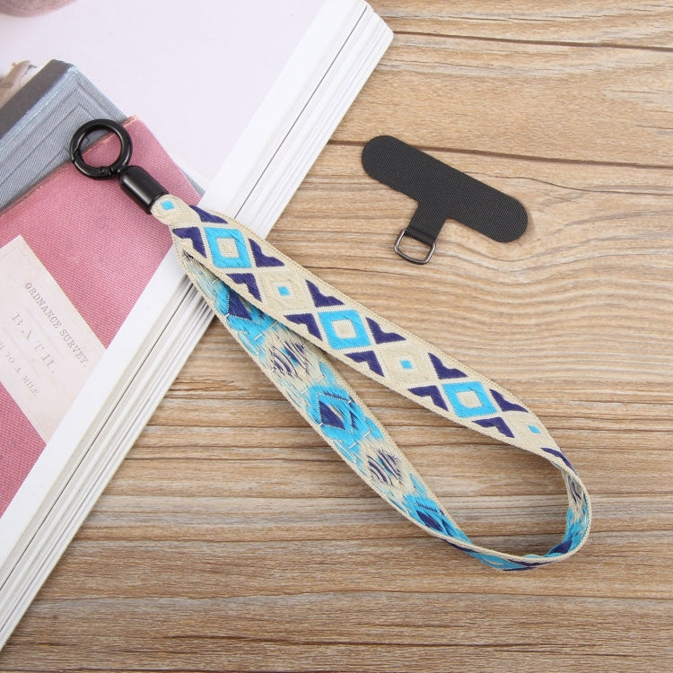 Retro Ethnic Style Mobile Phone Anti-lost Wrist Strap Lanyard Short Lanyard