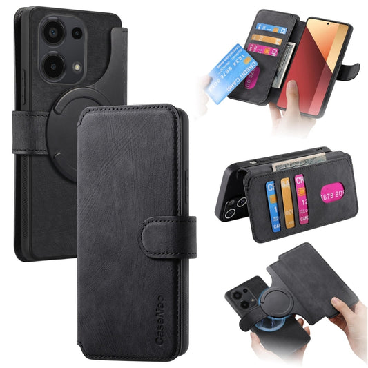 CaseNeo MagSafe RFID Anti-theft Retro Leather Phone Case, For Redmi Note 13 Pro 4G, For Redmi 13C 4G / 13R, For Redmi Note 13 4G, For Redmi Note 13 Pro 5G, For Redmi Note 13 5G, For Redmi Note 13 Pro+ 5G, For Redmi Note 12 4G Global                    ...