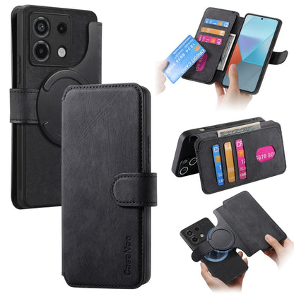 CaseNeo MagSafe RFID Anti-theft Retro Leather Phone Case, For Redmi Note 13 Pro 4G, For Redmi 13C 4G / 13R, For Redmi Note 13 4G, For Redmi Note 13 Pro 5G, For Redmi Note 13 5G, For Redmi Note 13 Pro+ 5G, For Redmi Note 12 4G Global                    ...