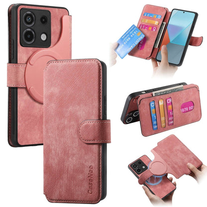 CaseNeo MagSafe RFID Anti-theft Retro Leather Phone Case, For Redmi Note 13 Pro 4G, For Redmi 13C 4G / 13R, For Redmi Note 13 4G, For Redmi Note 13 Pro 5G, For Redmi Note 13 5G, For Redmi Note 13 Pro+ 5G, For Redmi Note 12 4G Global                    ...