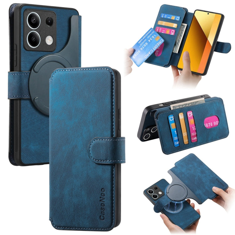 CaseNeo MagSafe RFID Anti-theft Retro Leather Phone Case, For Redmi Note 13 Pro 4G, For Redmi 13C 4G / 13R, For Redmi Note 13 4G, For Redmi Note 13 Pro 5G, For Redmi Note 13 5G, For Redmi Note 13 Pro+ 5G, For Redmi Note 12 4G Global                    ...