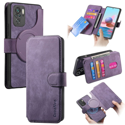 CaseNeo MagSafe RFID Anti-theft Retro Leather Phone Case, For Redmi Note 13 Pro 4G, For Redmi 13C 4G / 13R, For Redmi Note 13 4G, For Redmi Note 13 Pro 5G, For Redmi Note 13 5G, For Redmi Note 13 Pro+ 5G, For Redmi Note 12 4G Global                    ...