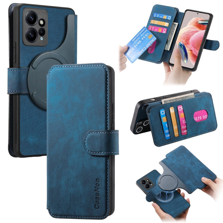 CaseNeo MagSafe RFID Anti-theft Retro Leather Phone Case, For Redmi Note 13 Pro 4G, For Redmi 13C 4G / 13R, For Redmi Note 13 4G, For Redmi Note 13 Pro 5G, For Redmi Note 13 5G, For Redmi Note 13 Pro+ 5G, For Redmi Note 12 4G Global                    ...