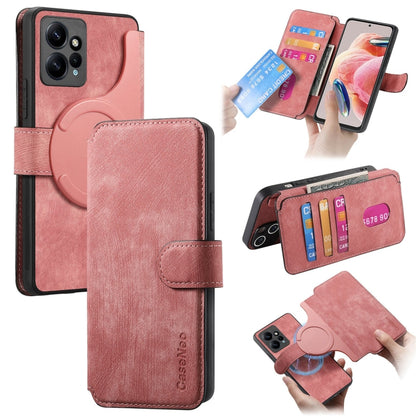 CaseNeo MagSafe RFID Anti-theft Retro Leather Phone Case, For Redmi Note 13 Pro 4G, For Redmi 13C 4G / 13R, For Redmi Note 13 4G, For Redmi Note 13 Pro 5G, For Redmi Note 13 5G, For Redmi Note 13 Pro+ 5G, For Redmi Note 12 4G Global                    ...