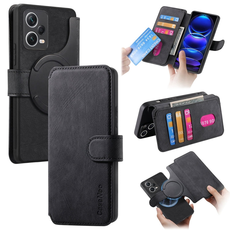 CaseNeo MagSafe RFID Anti-theft Retro Leather Phone Case, For Redmi Note 13 Pro 4G, For Redmi 13C 4G / 13R, For Redmi Note 13 4G, For Redmi Note 13 Pro 5G, For Redmi Note 13 5G, For Redmi Note 13 Pro+ 5G, For Redmi Note 12 4G Global                    ...