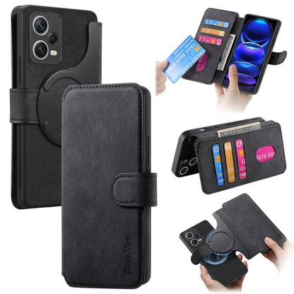 CaseNeo MagSafe RFID Anti-theft Retro Leather Phone Case, For Redmi Note 13 Pro 4G, For Redmi 13C 4G / 13R, For Redmi Note 13 4G, For Redmi Note 13 Pro 5G, For Redmi Note 13 5G, For Redmi Note 13 Pro+ 5G, For Redmi Note 12 4G Global                    ...