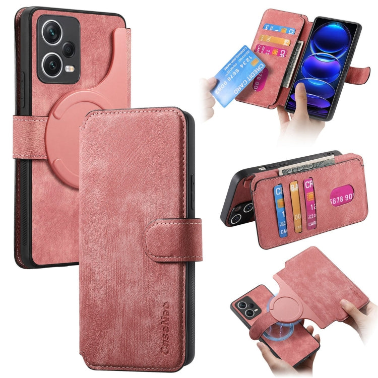 CaseNeo MagSafe RFID Anti-theft Retro Leather Phone Case, For Redmi Note 13 Pro 4G, For Redmi 13C 4G / 13R, For Redmi Note 13 4G, For Redmi Note 13 Pro 5G, For Redmi Note 13 5G, For Redmi Note 13 Pro+ 5G, For Redmi Note 12 4G Global                    ...