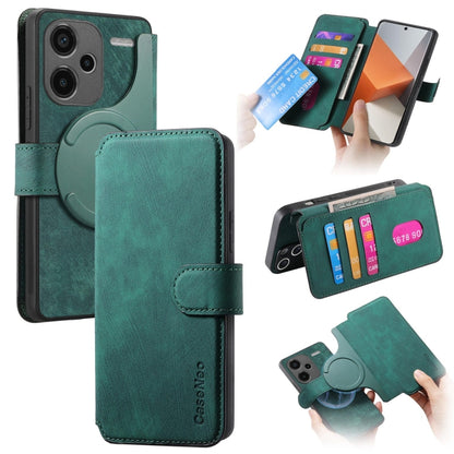 CaseNeo MagSafe RFID Anti-theft Retro Leather Phone Case, For Redmi Note 13 Pro 4G, For Redmi 13C 4G / 13R, For Redmi Note 13 4G, For Redmi Note 13 Pro 5G, For Redmi Note 13 5G, For Redmi Note 13 Pro+ 5G, For Redmi Note 12 4G Global                    ...