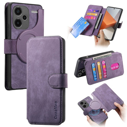 CaseNeo MagSafe RFID Anti-theft Retro Leather Phone Case, For Redmi Note 13 Pro 4G, For Redmi 13C 4G / 13R, For Redmi Note 13 4G, For Redmi Note 13 Pro 5G, For Redmi Note 13 5G, For Redmi Note 13 Pro+ 5G, For Redmi Note 12 4G Global                    ...
