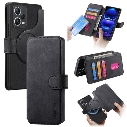 CaseNeo MagSafe RFID Anti-theft Retro Leather Phone Case, For Redmi Note 13 Pro 4G, For Redmi 13C 4G / 13R, For Redmi Note 13 4G, For Redmi Note 13 Pro 5G, For Redmi Note 13 5G, For Redmi Note 13 Pro+ 5G, For Redmi Note 12 4G Global                    ...