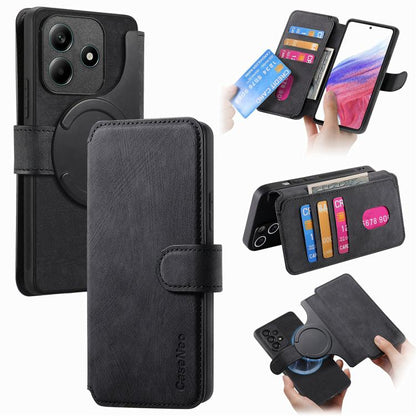 CaseNeo MagSafe RFID Anti-theft Retro Leather Phone Case, For Redmi Turbo 5 Max / Poco X8 Pro Max, For Redmi Turbo 5 5G / Poco X8 Pro 5G, For Redmi Note 15 Pro+ 5G Global 163.3mm, For Redmi Note 15 4G / 5G Global 164mm                                  ...
