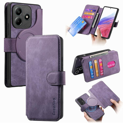CaseNeo MagSafe RFID Anti-theft Retro Leather Phone Case, For Redmi Turbo 5 Max / Poco X8 Pro Max, For Redmi Turbo 5 5G / Poco X8 Pro 5G, For Redmi Note 15 Pro+ 5G Global 163.3mm, For Redmi Note 15 4G / 5G Global 164mm                                  ...