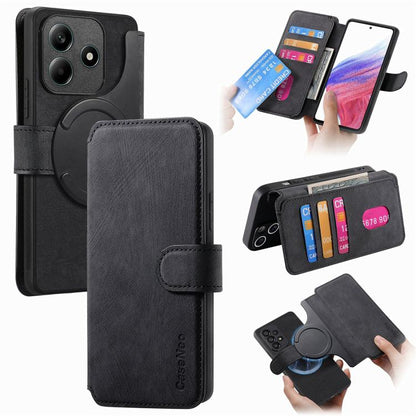 CaseNeo MagSafe RFID Anti-theft Retro Leather Phone Case, For Redmi Turbo 5 Max / Poco X8 Pro Max, For Redmi Turbo 5 5G / Poco X8 Pro 5G, For Redmi Note 15 Pro+ 5G Global 163.3mm, For Redmi Note 15 4G / 5G Global 164mm                                  ...