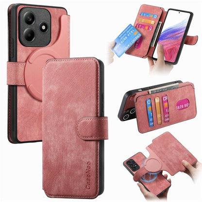 CaseNeo MagSafe RFID Anti-theft Retro Leather Phone Case, For Redmi Turbo 5 Max / Poco X8 Pro Max, For Redmi Turbo 5 5G / Poco X8 Pro 5G, For Redmi Note 15 Pro+ 5G Global 163.3mm, For Redmi Note 15 4G / 5G Global 164mm                                  ...