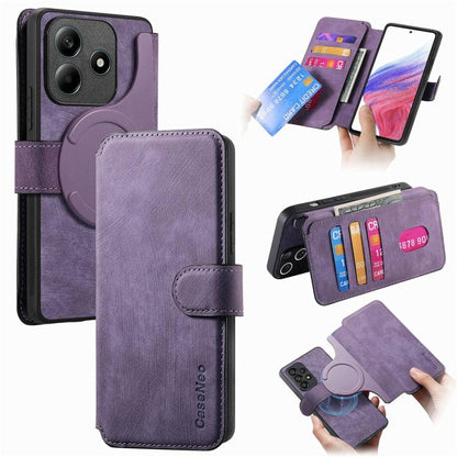 CaseNeo MagSafe RFID Anti-theft Retro Leather Phone Case, For Redmi Turbo 5 Max / Poco X8 Pro Max, For Redmi Turbo 5 5G / Poco X8 Pro 5G, For Redmi Note 15 Pro+ 5G Global 163.3mm, For Redmi Note 15 4G / 5G Global 164mm                                  ...