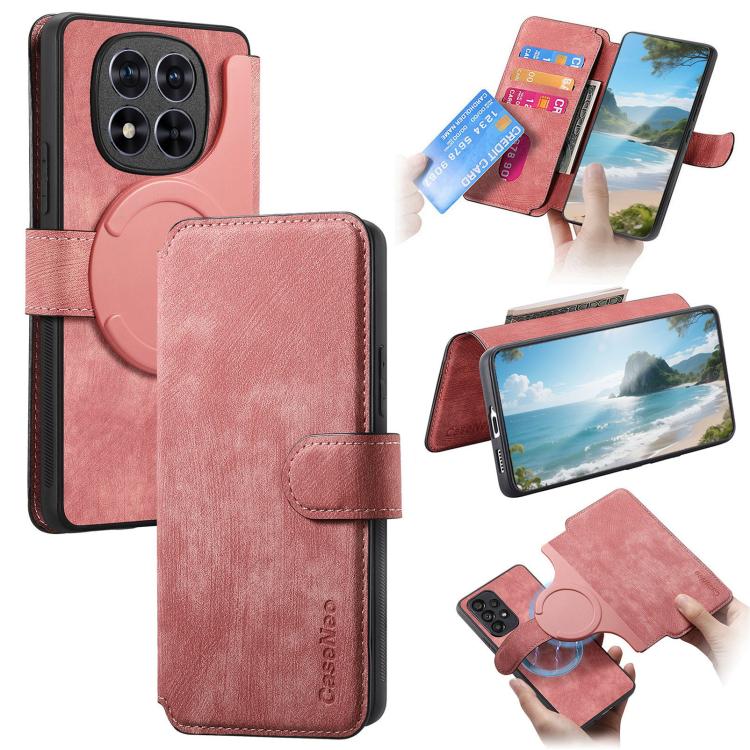 CaseNeo MagSafe RFID Anti-theft Retro Leather Phone Case, For Redmi Turbo 5 Max / Poco X8 Pro Max, For Redmi Turbo 5 5G / Poco X8 Pro 5G, For Redmi Note 15 Pro+ 5G Global 163.3mm, For Redmi Note 15 4G / 5G Global 164mm                                  ...