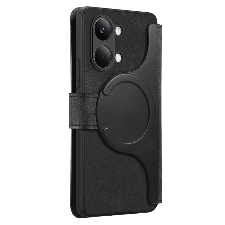 CaseNeo MagSafe RFID Anti-theft Retro Leather Phone Case, For Redmi Turbo 5 Max / Poco X8 Pro Max, For Redmi Turbo 5 5G / Poco X8 Pro 5G, For Redmi Note 15 Pro+ 5G Global 163.3mm, For Redmi Note 15 4G / 5G Global 164mm                                  ...