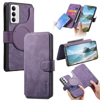 CaseNeo MagSafe RFID Anti-theft Retro Leather Phone Case, For Redmi Turbo 5 Max / Poco X8 Pro Max, For Redmi Turbo 5 5G / Poco X8 Pro 5G, For Redmi Note 15 Pro+ 5G Global 163.3mm, For Redmi Note 15 4G / 5G Global 164mm                                  ...