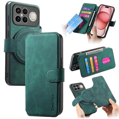 CaseNeo MagSafe RFID Anti-theft Retro Leather Phone Case, For Redmi Turbo 5 Max / Poco X8 Pro Max, For Redmi Turbo 5 5G / Poco X8 Pro 5G, For Redmi Note 15 Pro+ 5G Global 163.3mm, For Redmi Note 15 4G / 5G Global 164mm                                  ...