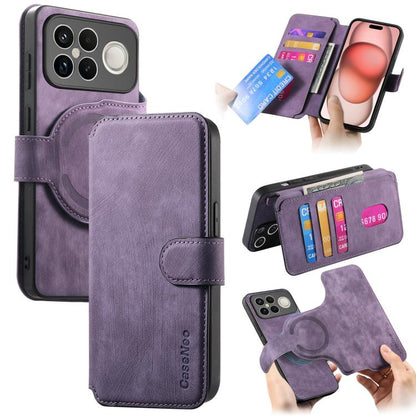 CaseNeo MagSafe RFID Anti-theft Retro Leather Phone Case, For Redmi Turbo 5 Max / Poco X8 Pro Max, For Redmi Turbo 5 5G / Poco X8 Pro 5G, For Redmi Note 15 Pro+ 5G Global 163.3mm, For Redmi Note 15 4G / 5G Global 164mm                                  ...