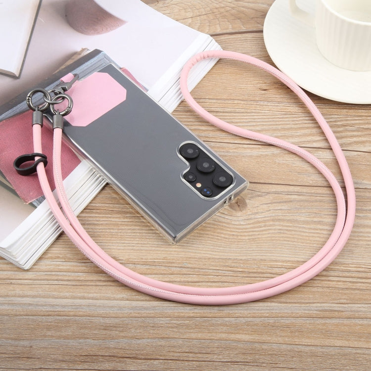 Leather Crossbody Phone Lanyard Anti-lost Long Lanyard