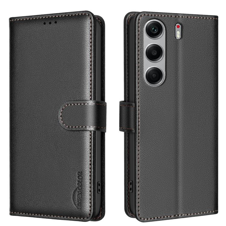 Litchi Texture RFID Anti-theft Leather Phone Case, For Tecno Spark 50 5G, For Tecno Pova Curve 2 5G, For Tecno Spark 50 4G, For Tecno Camon 50 Pro 4G, For Tecno Camon 50 4G, For Tecno Spark Go 3, For Tecno Pova 7 Pro 5G, For Tecno Spark 40 Pro 4G      ...