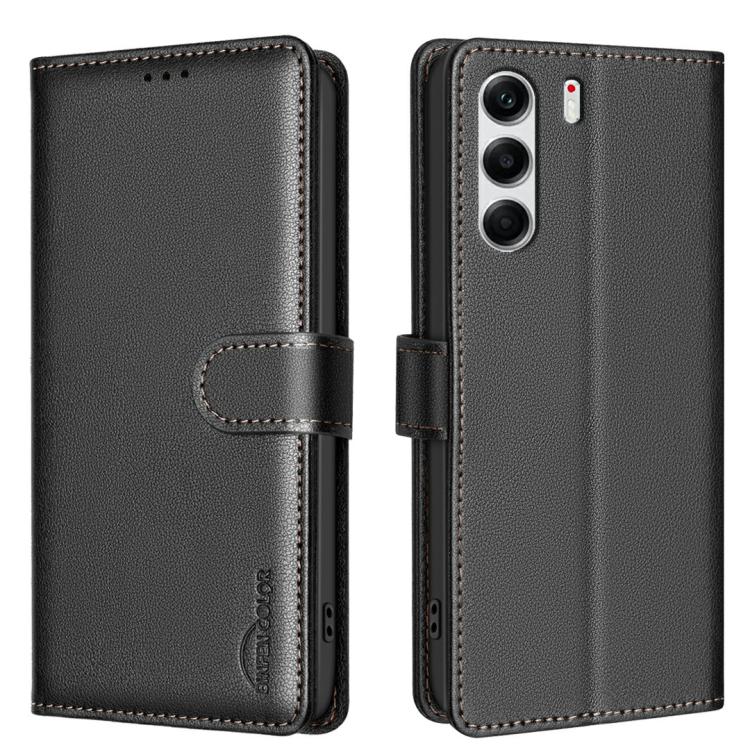 Litchi Texture RFID Anti-theft Leather Phone Case, For Tecno Spark 50 5G, For Tecno Pova Curve 2 5G, For Tecno Spark 50 4G, For Tecno Camon 50 Pro 4G, For Tecno Camon 50 4G, For Tecno Spark Go 3, For Tecno Pova 7 Pro 5G, For Tecno Spark 40 Pro 4G      ...