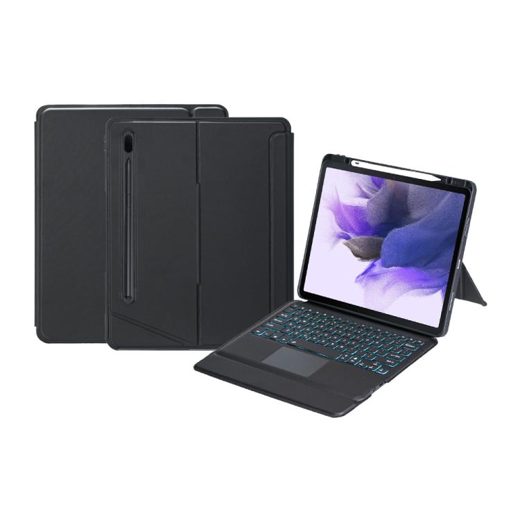 Detachable Backlit Bluetooth Keyboard Leather Case with Touchpad