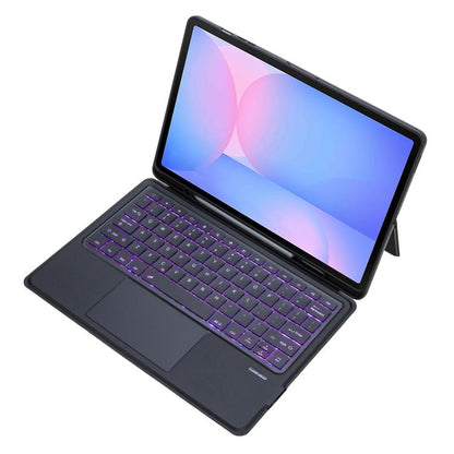 Detachable Backlit Bluetooth Keyboard Leather Case with Touchpad