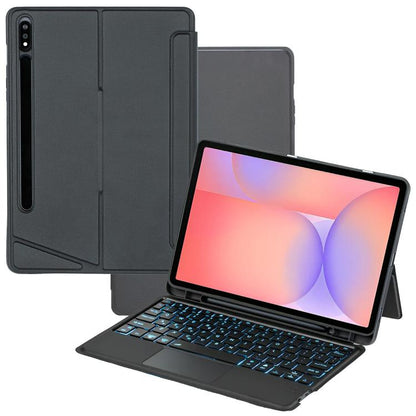 Detachable Backlit Bluetooth Keyboard Leather Case with Touchpad