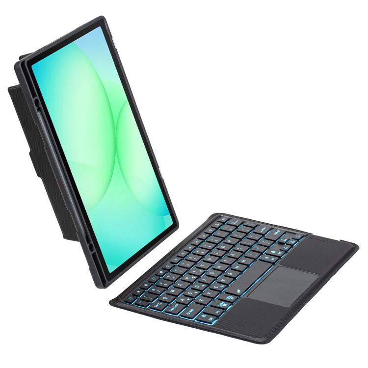 Detachable Backlit Bluetooth Keyboard Leather Case with Touchpad