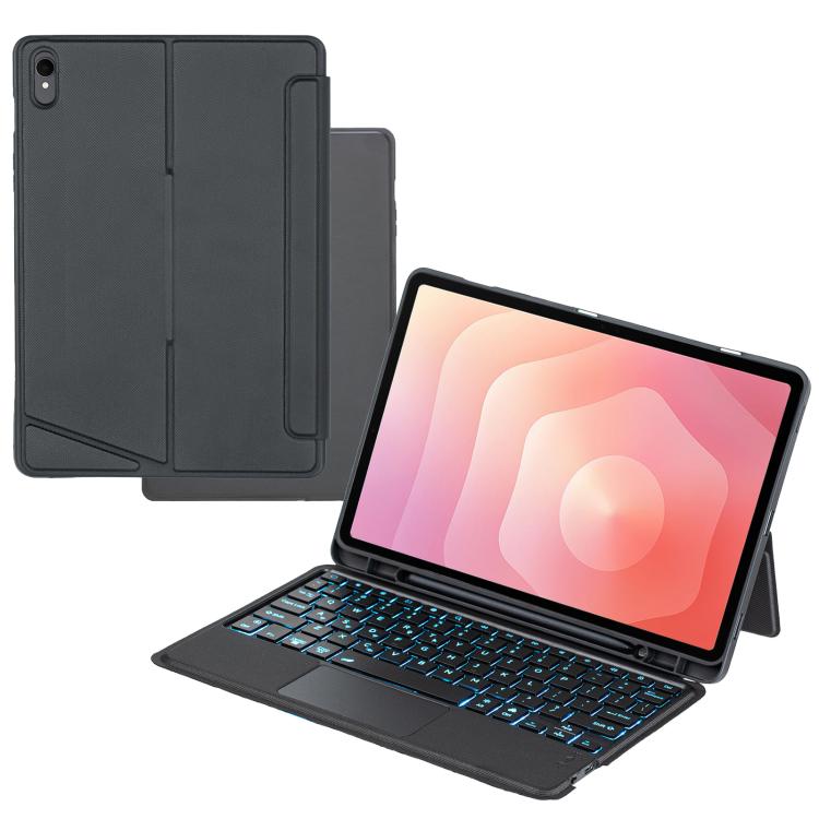 Detachable Backlit Bluetooth Keyboard Leather Case with Touchpad