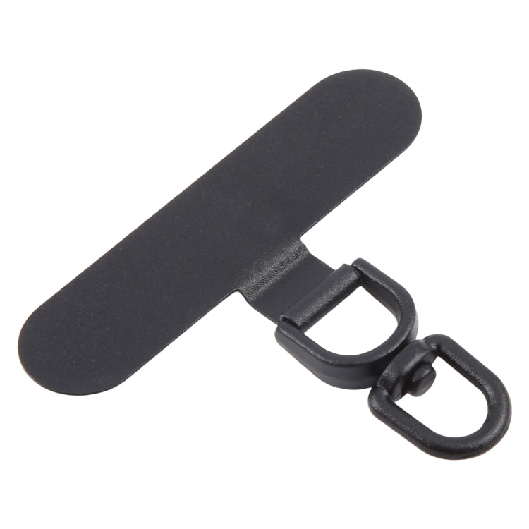 360 Degree Rotation Oval Metal Mobile Phone Lanyard Fixing Gasket