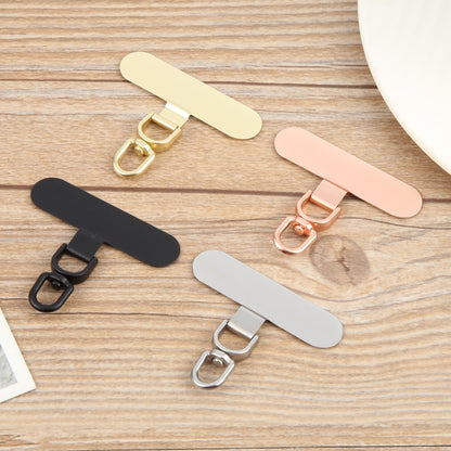 360 Degree Rotation Oval Metal Mobile Phone Lanyard Fixing Gasket
