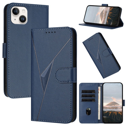Triangle Pattern Buckle Clasp Leather Phone Case