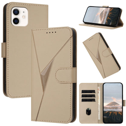 Triangle Pattern Buckle Clasp Leather Phone Case
