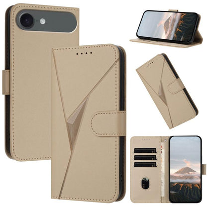 Triangle Pattern Buckle Clasp Leather Phone Case