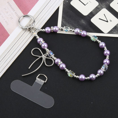 Butterfly Beads Short Bracelet Anti-lost Phone Short Lanyard