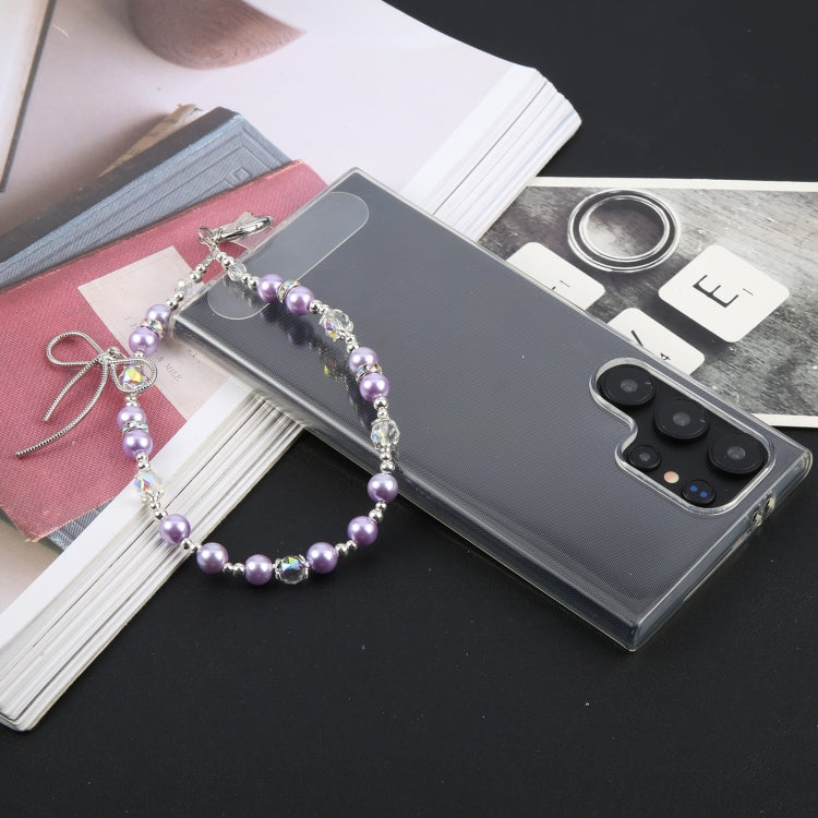 Butterfly Beads Short Bracelet Anti-lost Phone Short Lanyard