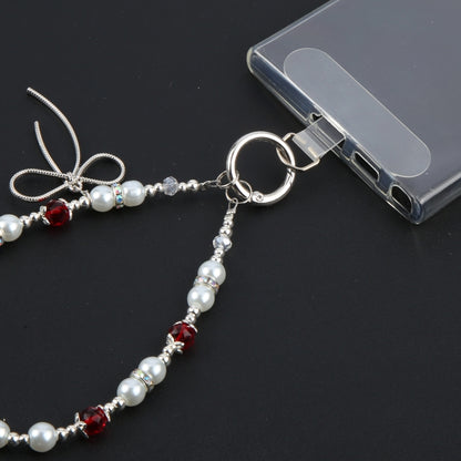 Butterfly Beads Short Bracelet Anti-lost Phone Short Lanyard