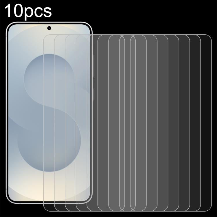 10pcs 0.26mm 9H 2.5D Tempered Glass Film, Not Support Fingerprint ID, For Samsung Galaxy S26+ 5G, For Samsung Galaxy S26 Edge 5G, For Samsung Galaxy S26 Ultra 5G, For Samsung Galaxy S26 5G, For Samsung Galaxy S25 Edge 5G, For Samsung Galaxy S25 5G     ...
