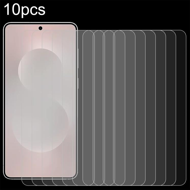 10pcs 0.26mm 9H 2.5D Tempered Glass Film, Not Support Fingerprint ID, For Samsung Galaxy S26+ 5G, For Samsung Galaxy S26 Edge 5G, For Samsung Galaxy S26 Ultra 5G, For Samsung Galaxy S26 5G, For Samsung Galaxy S25 Edge 5G, For Samsung Galaxy S25 5G     ...