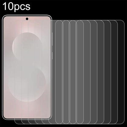 10pcs 0.26mm 9H 2.5D Tempered Glass Film, Not Support Fingerprint ID, For Samsung Galaxy S26+ 5G, For Samsung Galaxy S26 Edge 5G, For Samsung Galaxy S26 Ultra 5G, For Samsung Galaxy S26 5G, For Samsung Galaxy S25 Edge 5G, For Samsung Galaxy S25 5G     ...